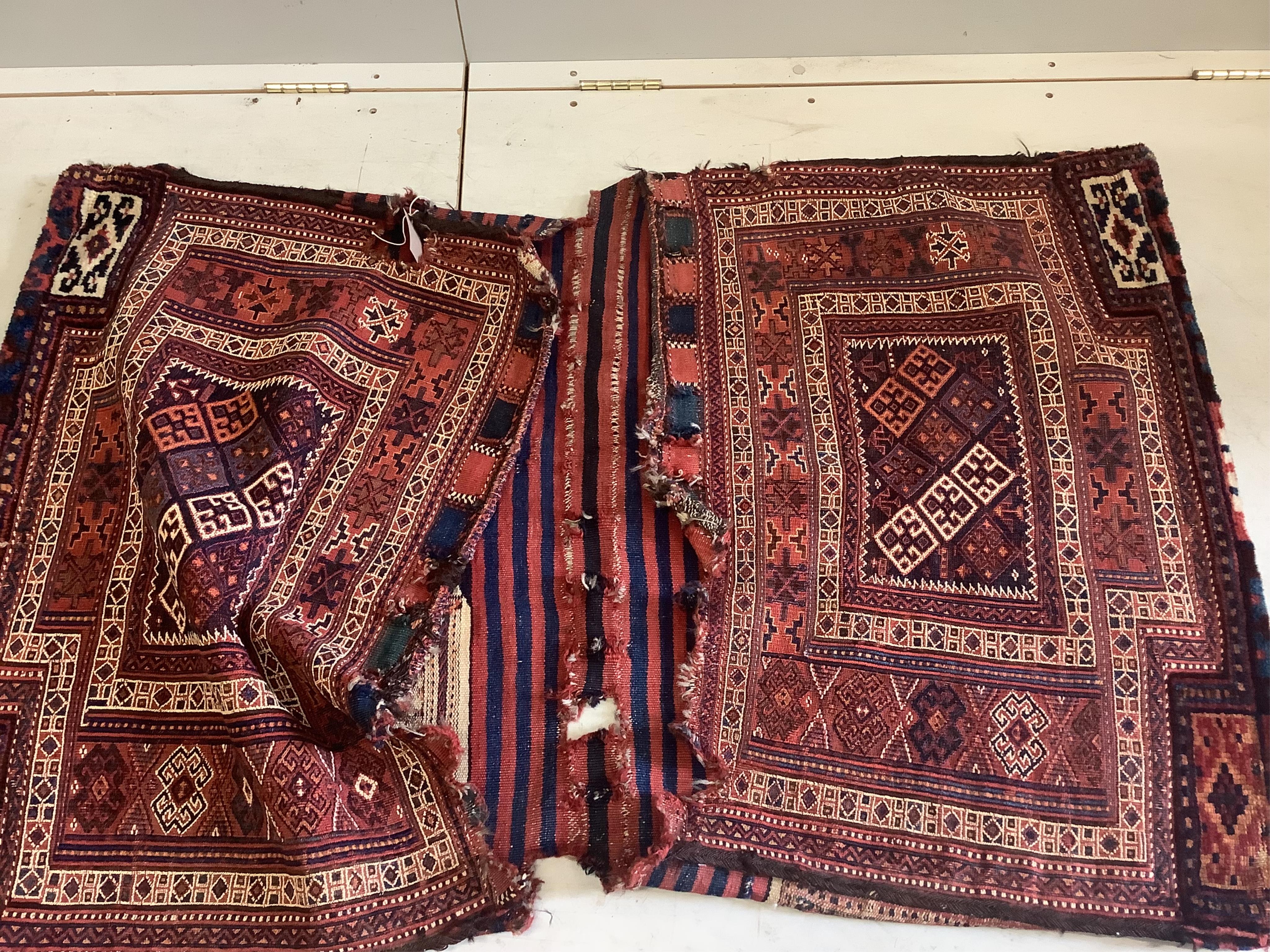 A Bakhtiari saddlebag, 135 x 91cm